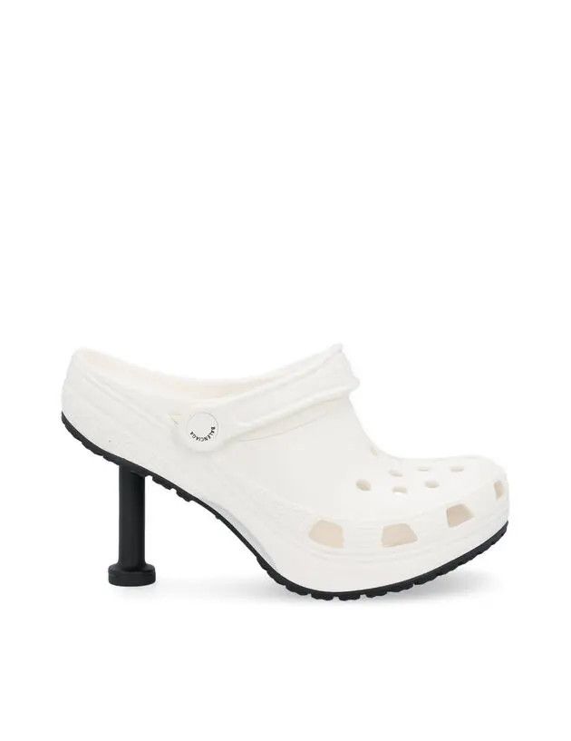 Balenciaga × Crocs o1s1rm1024 Crocs™ Madame 80mm Mules in White Size US 6 / IT 36 - 1 Thumbnail