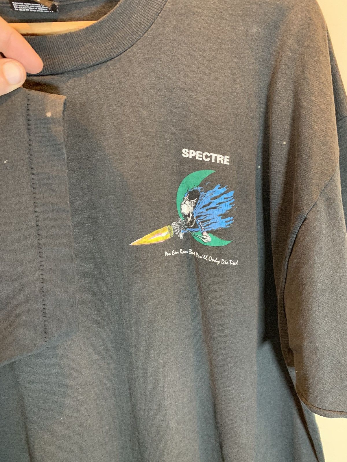 Vintage RARE* Vintage AC-130 Spectre Death Single Stitch Faded Shirt Size US XL / EU 56 / 4 - 5 Thumbnail