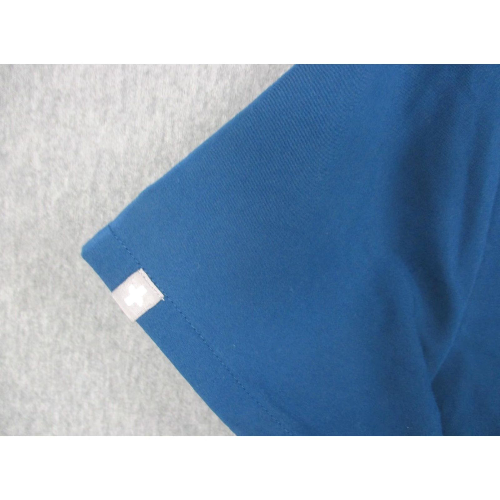 Vintage FIGS Scrub Shirt Womens Large Blue Catarina Technical Collection Medical Uniform Size L / US 10 / IT 46 - 6 Thumbnail