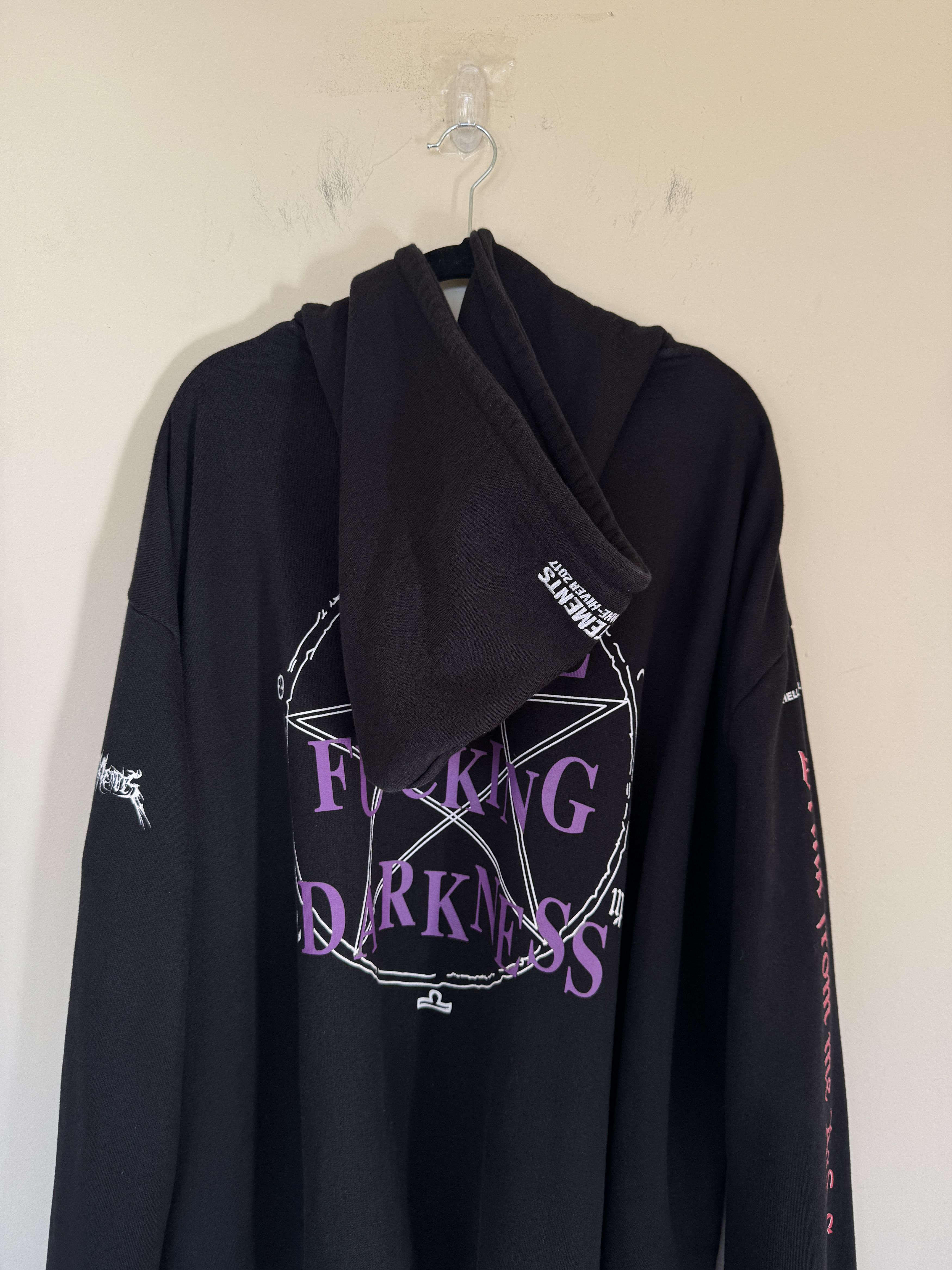 Vetements Vetements Total Fucking Darkness Hoodie Size US M / EU 48-50 / 2 - 5 Thumbnail