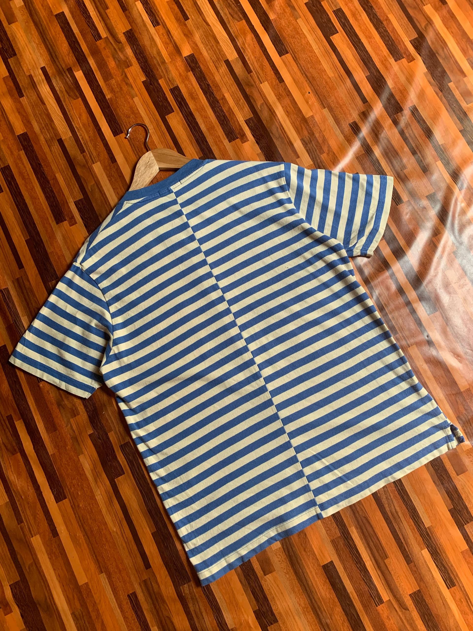 Vintage E3-13 J.W. Anderson x Uniqlo Split Striped T-shirt Size US M / EU 48-50 / 2 - 2 Thumbnail
