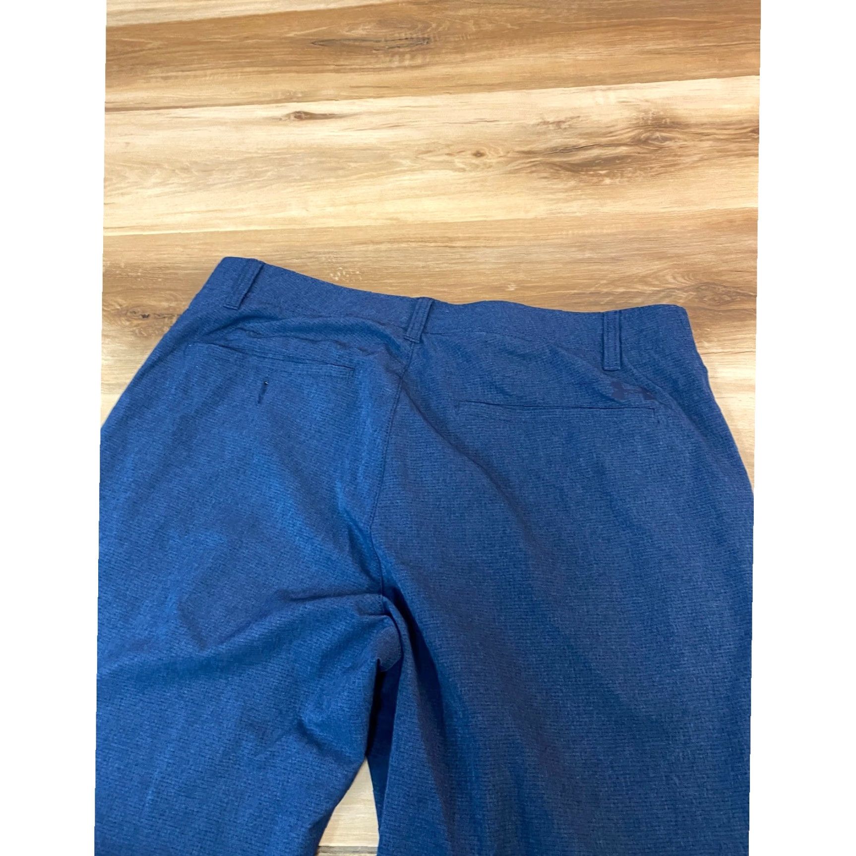 Under Armour Under Armour Pants Mens 36x34 Blue Flat Front Performance Golf Athletic 5-Pocket Button Zip Mens Size US 36 / EU 52 - 8 Thumbnail