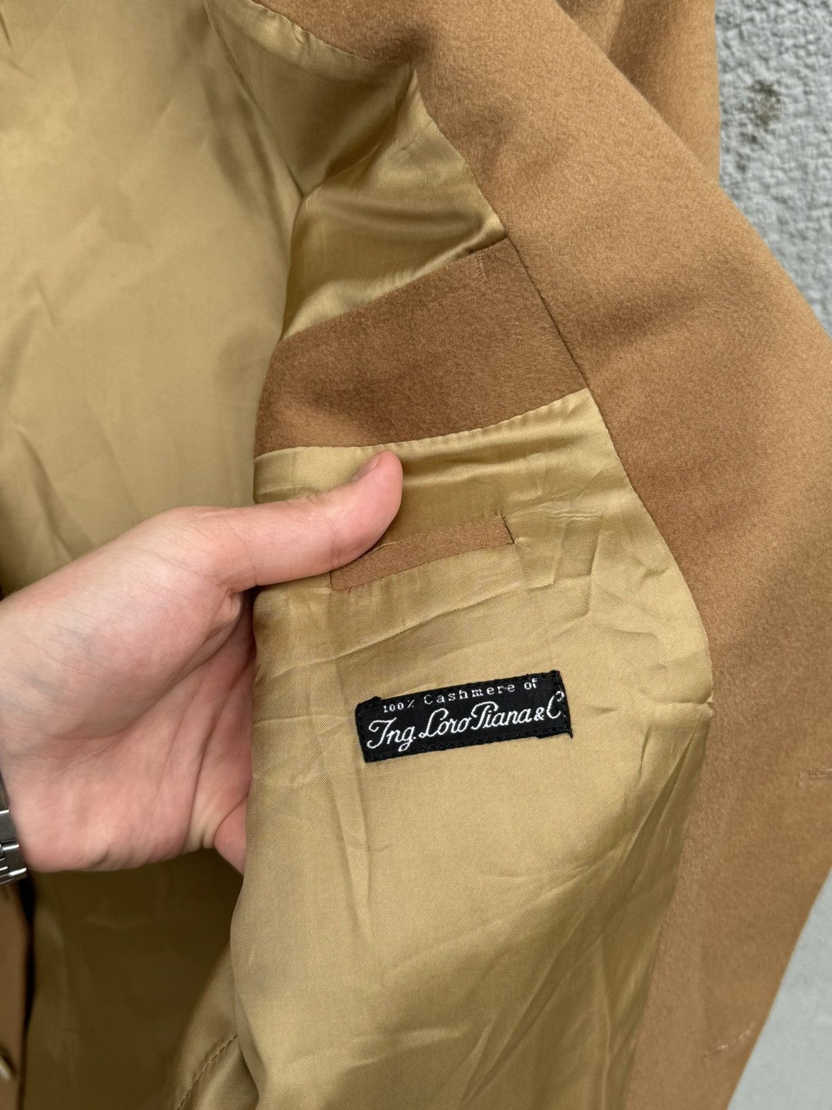 Hugo Boss × Loro Piana VINTAGE HUGO BOSS MANTEL LORO PIANA CASHMERE BLAZER Size US L / EU 52-54 / 3 - 11 Thumbnail