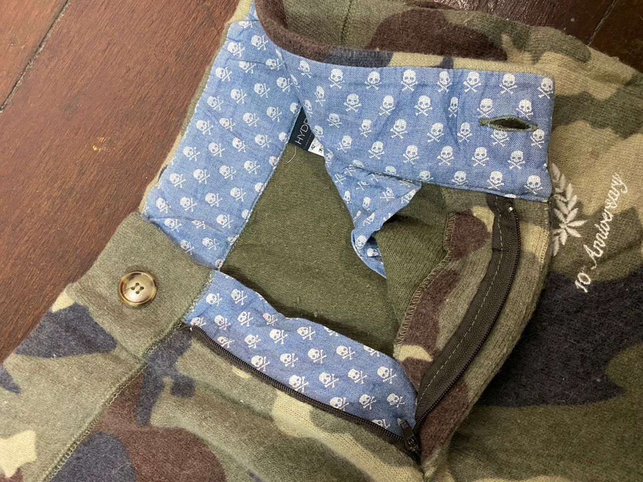 HYDROGEN Hydrogen sweat camo pants made in Italy size 34-35 Size US 34 / EU 50 - 10 Thumbnail