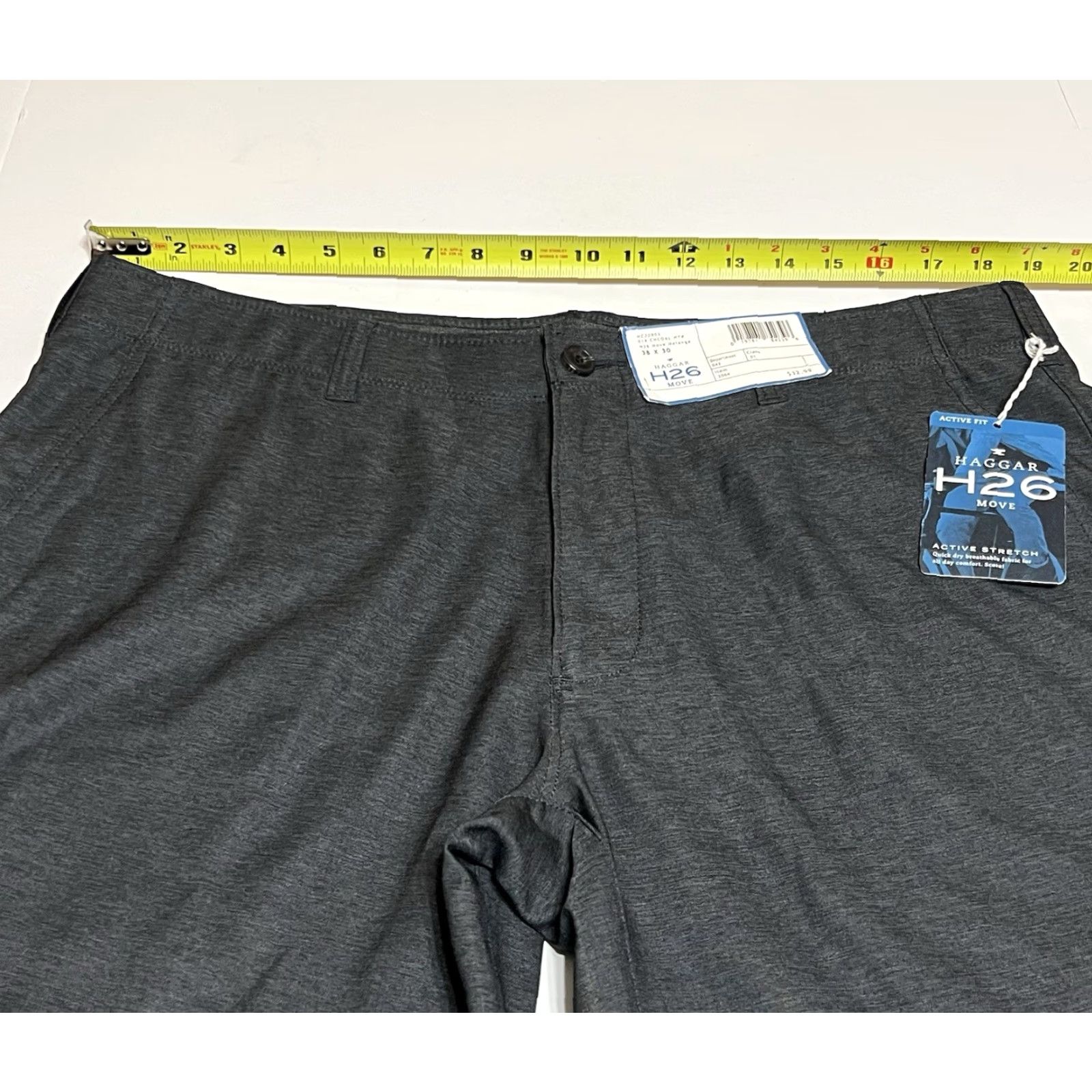 Haggar Haggar H26 Move Active Fit Active Stretch Pants Mens 38x30 Gray NWT Size US 38 / EU 54 - 3 Thumbnail