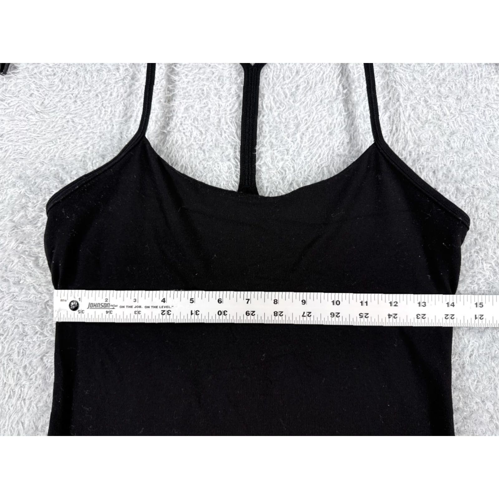 Lululemon Lululemon Shirt Women 8 Black Power Pose Tank Luon Light Fabric Yoga W1AHXS Size M / US 6-8 / IT 42-44 - 6 Thumbnail
