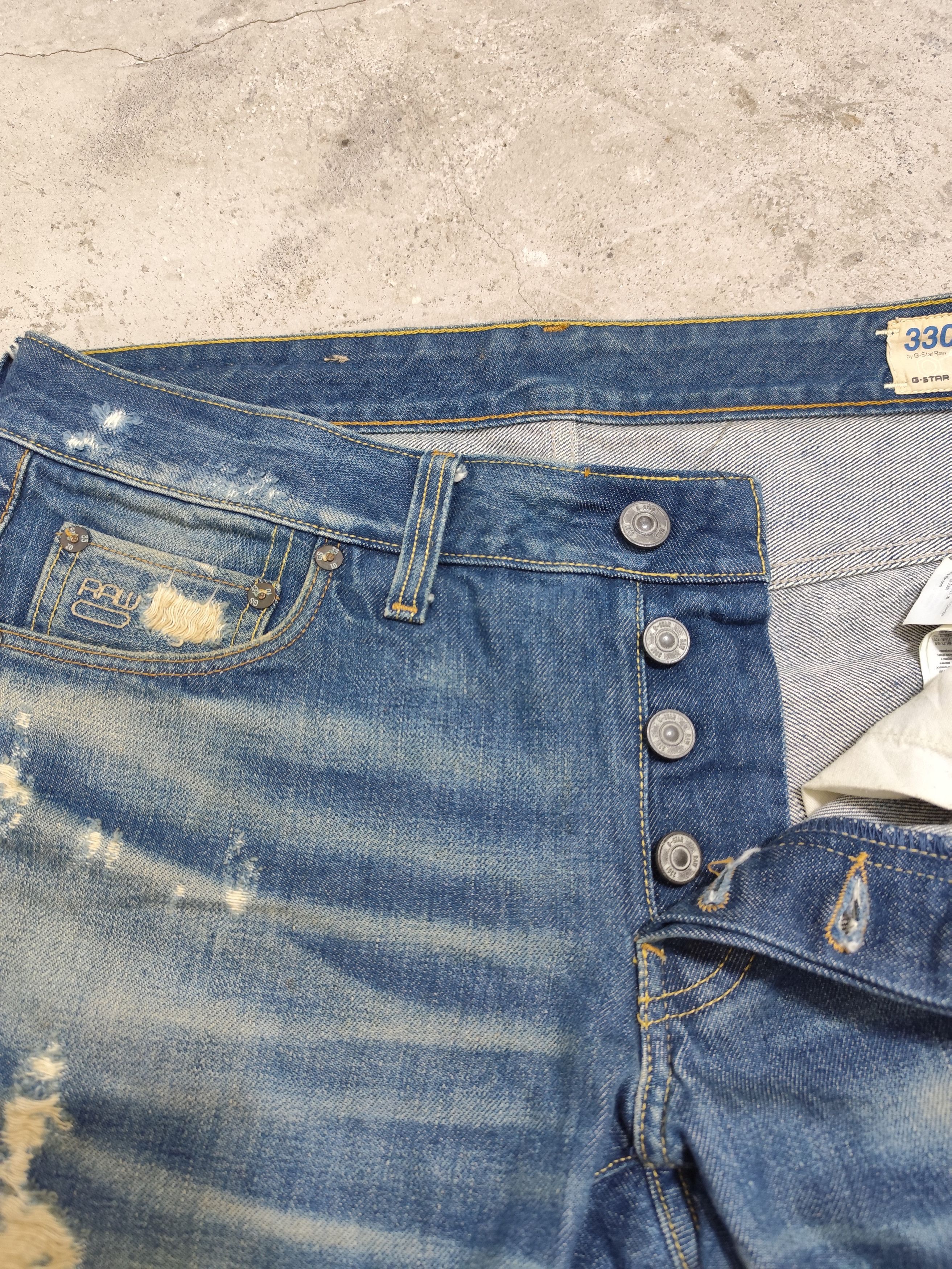 G-Star × If Six Was Nine G STAR RAW DENIM DISTRESS SELVEDGE Size US 34 / EU 50 - 6 Thumbnail