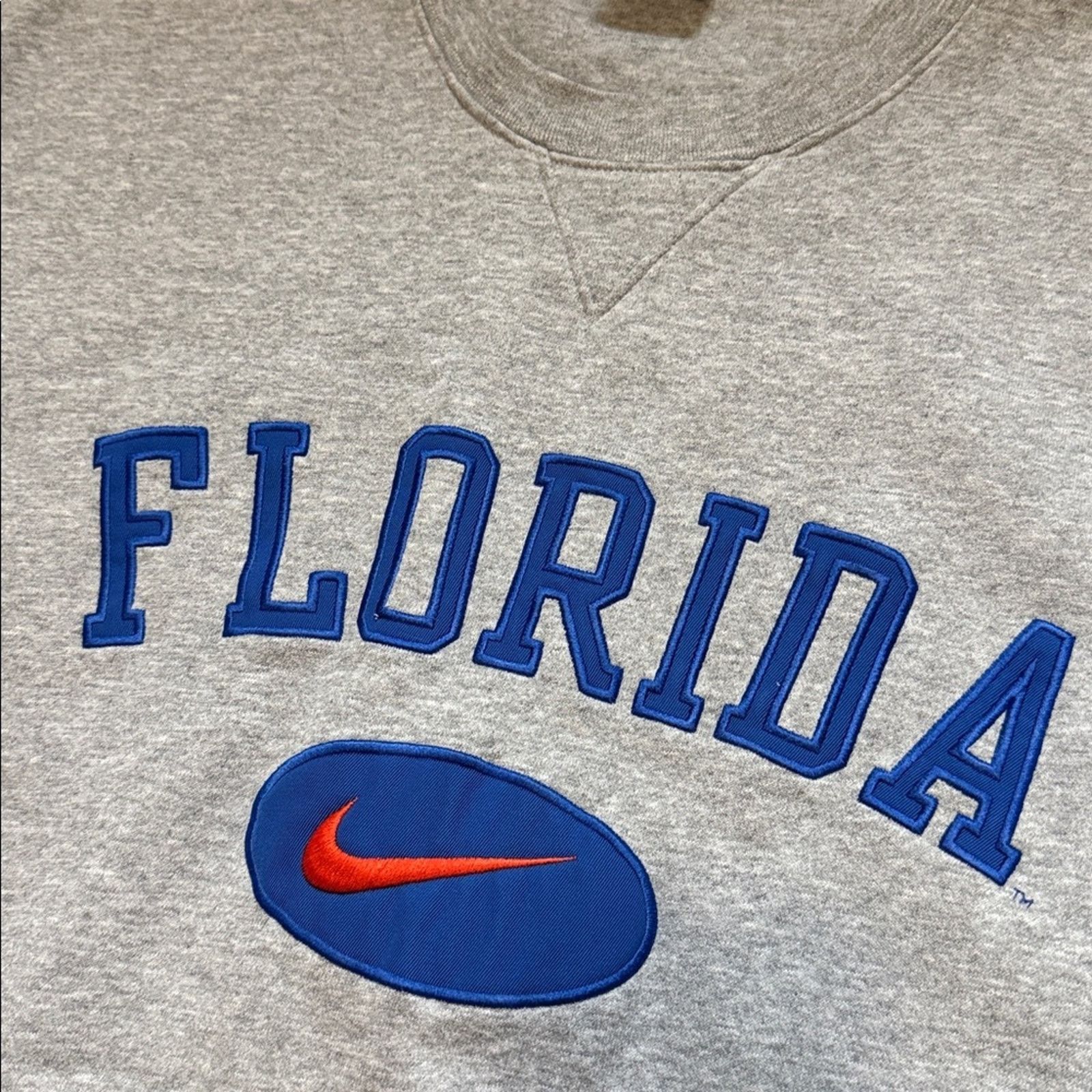 Nike 90s Nike Team Florida Center Swoosh Crewneck Sweatshirt Size US XXL / EU 58 / 5 - 3 Thumbnail