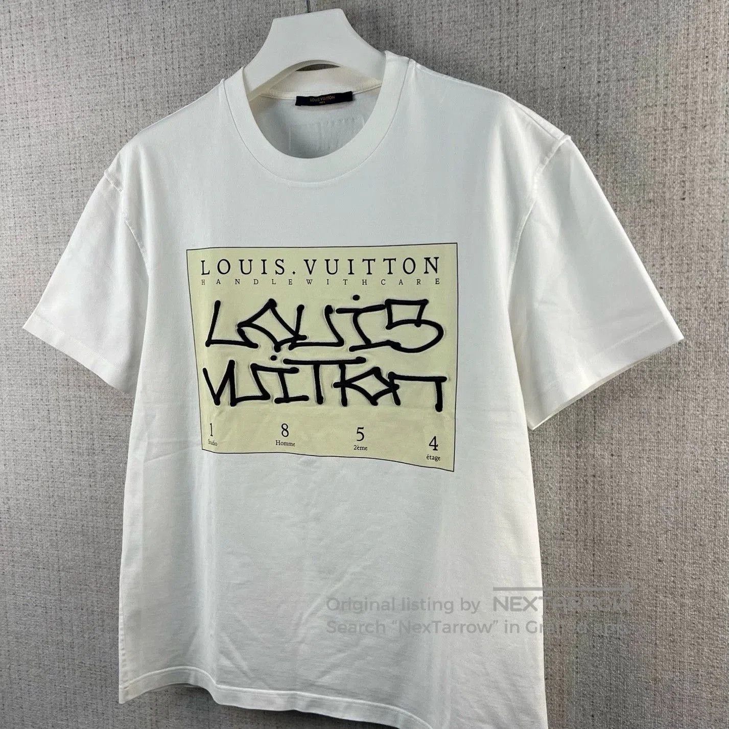 Louis Vuitton Louis Vuitton FW22 Logo Print Crewneck Tee. Size US XL / EU 56 / 4 - 2 Thumbnail