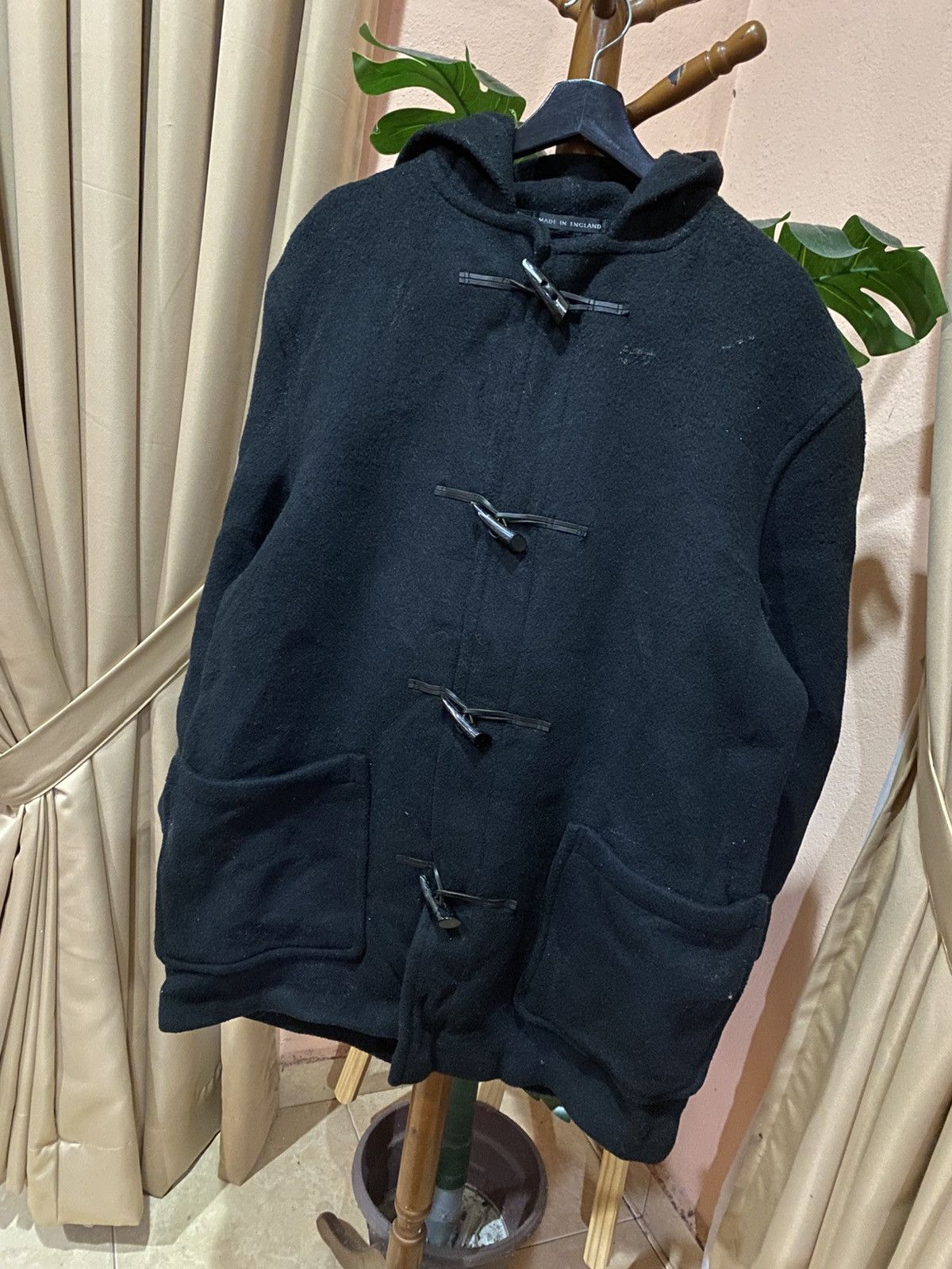 Gloverall Vintage Gloverall Black Wool Duffle Coat - Made in England Size US M / EU 48-50 / 2 - 2 Thumbnail