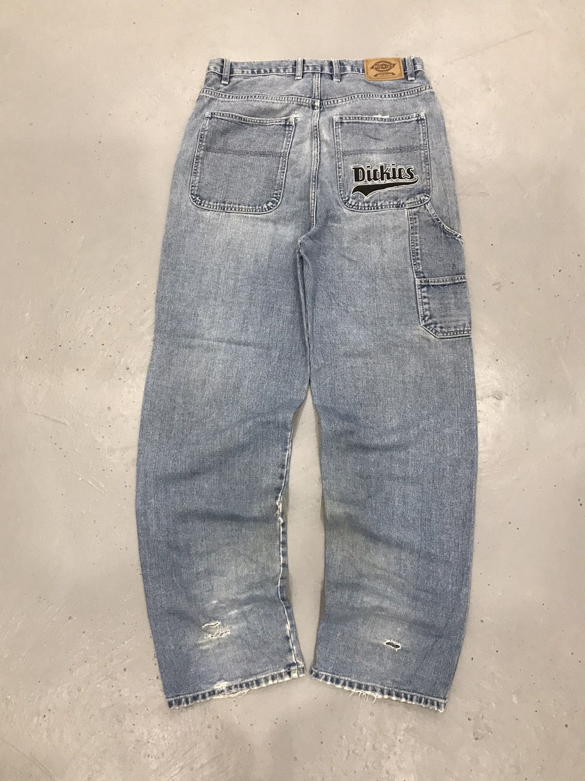 Dickies × Vintage Vintage dickies SpellOut embroidered denim Size US 34 / EU 50 - 8 Thumbnail