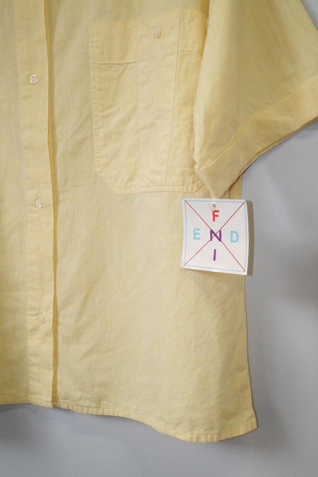 Fendi 80's Fendi Short Sleeve Button-Up Size ONE SIZE - 2 Thumbnail
