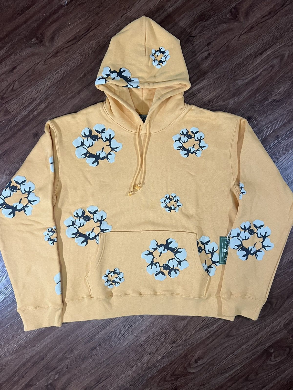 Cactus Plant Flea Market × DENIM TEARS Cactus Tears Wreath Hoodie Yellow Size US XXL / EU 58 / 5 - 1 Thumbnail