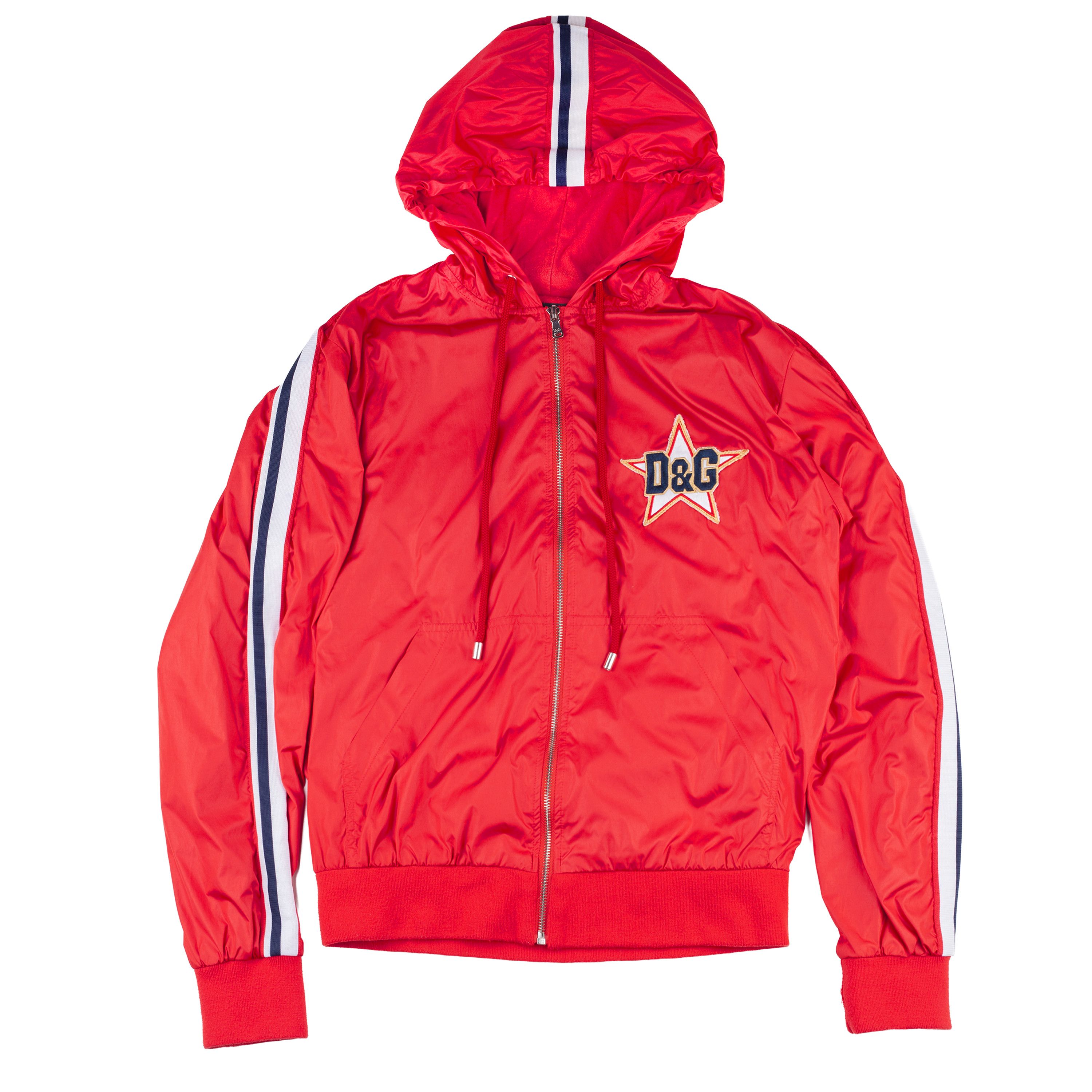 Dolce & Gabbana Dolce & Gabbana Red Boxing Polyester Jacket Size US M / EU 48-50 / 2 - 1 Thumbnail