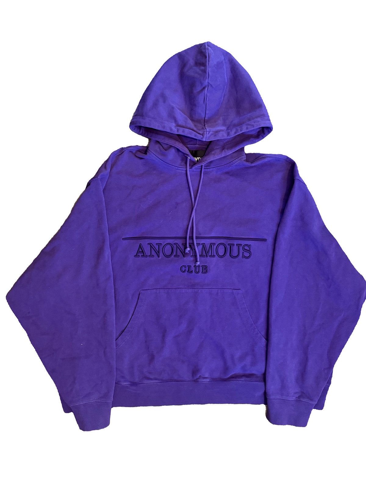 givenchy　anonymous club Hoodie Anonymous Club × Hood By Air Anonymous Club Embroidered Hoodie