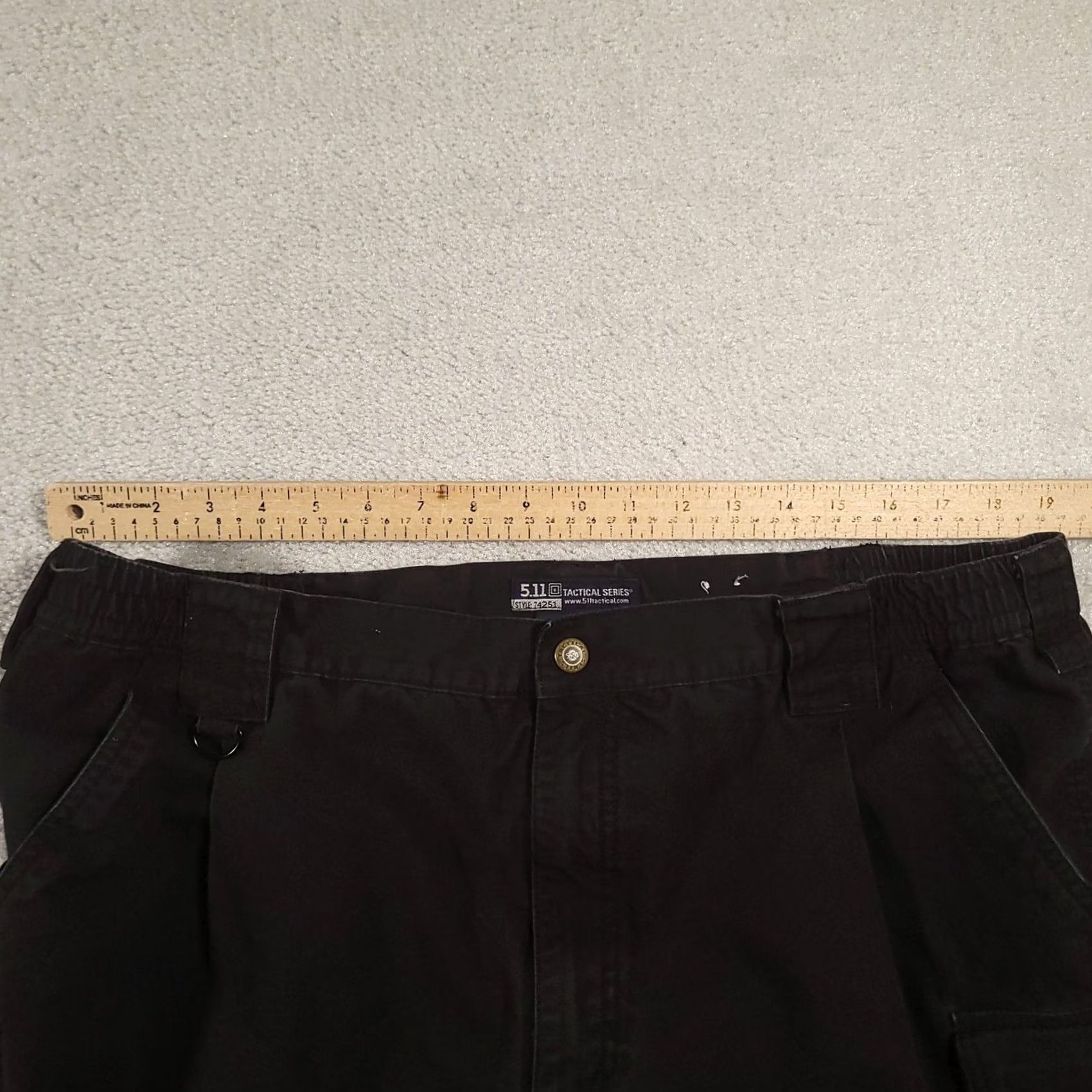 Vintage 5.11 Tactical Pants Mens 40x34 Black Cargo Canvas Workwear Style 74251 Size US 40 / EU 56 - 5 Thumbnail