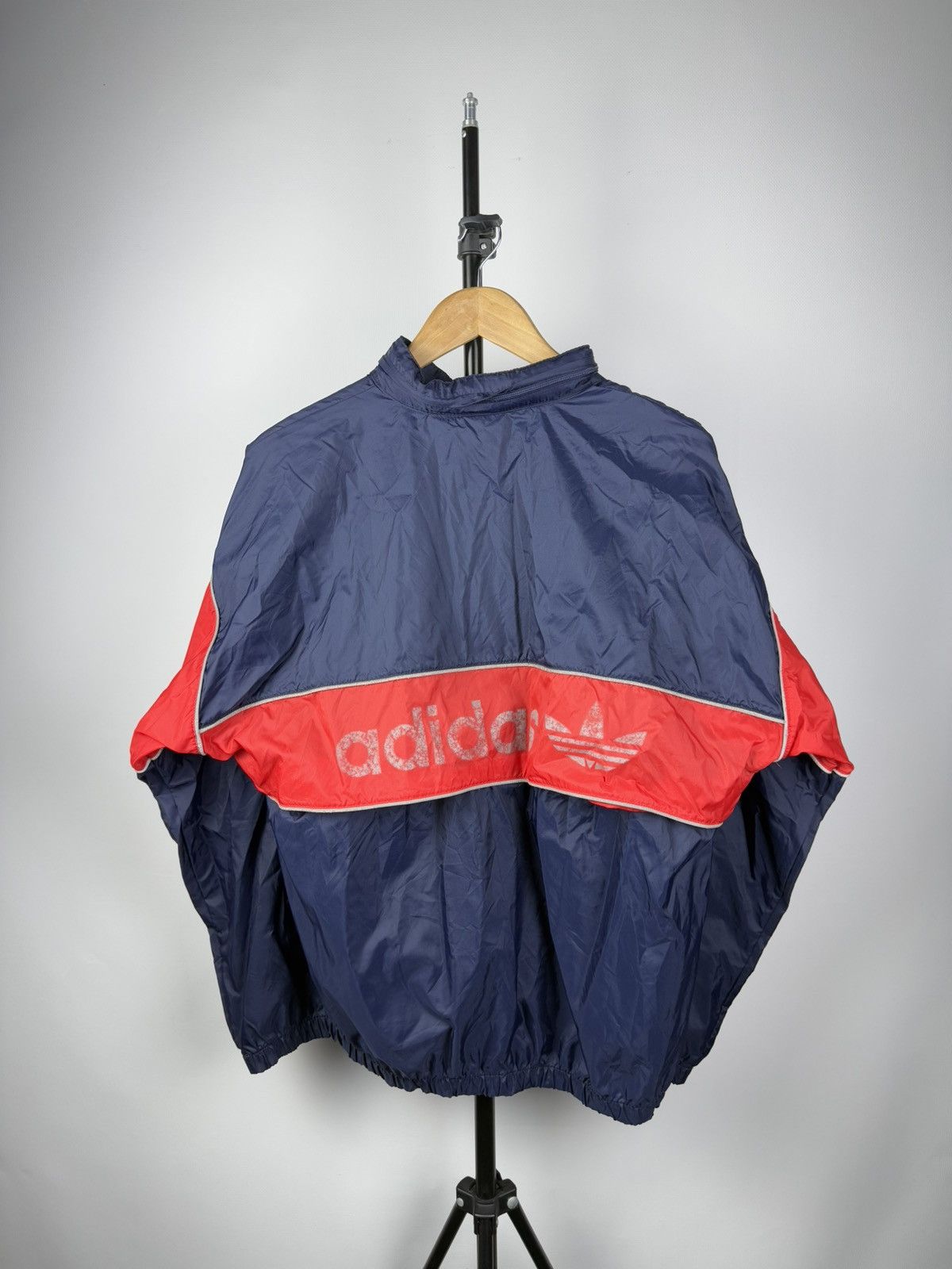 Adidas × Vintage Vintage 90s Adidas Anorak Nylon Track 1/4 Zip Y2K Jacket Size US S / EU 44-46 / 1 - 5 Thumbnail