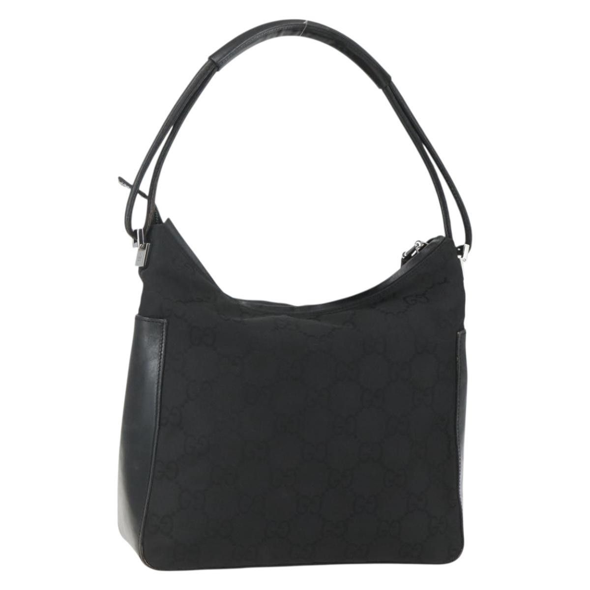 Gucci Gucci Vintage Zip Hobo GG Canvas and Leather Size ONE SIZE - 1 Thumbnail