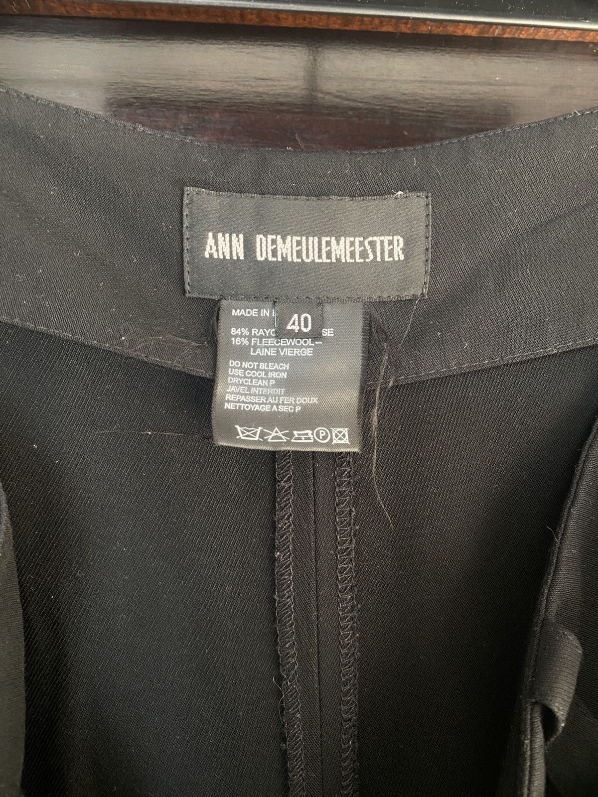 Ann Demeulemeester Ann Demeulemeester SS2003 bondage pants Size 28" / US 6 / IT 42 - 4 Thumbnail