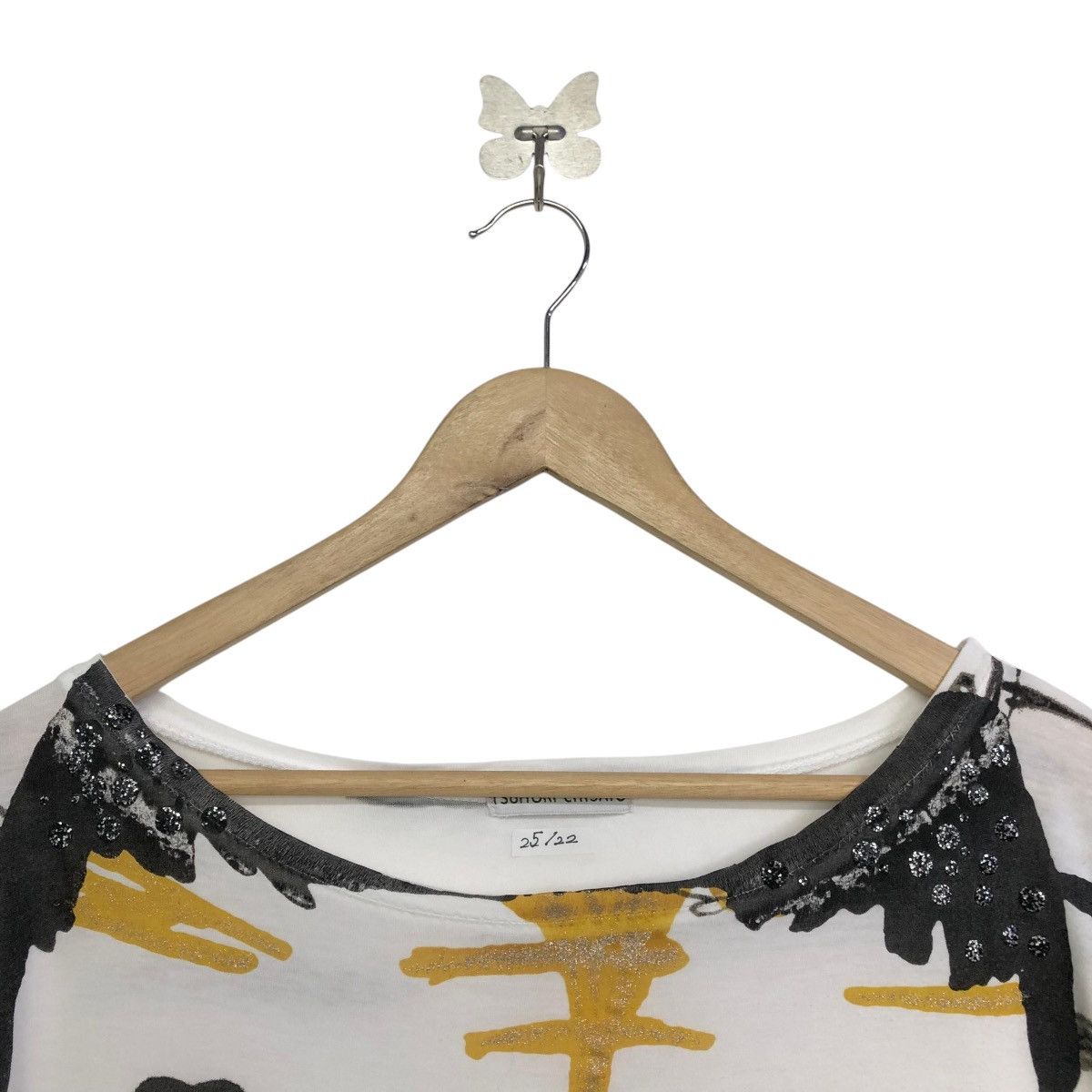 Issey Miyake × Tsumori Chisato *TSUMORI CHISATO by ISSEY MIYAKE art design women tee Size XL / US 12-14 / IT 48-50 - 8 Thumbnail