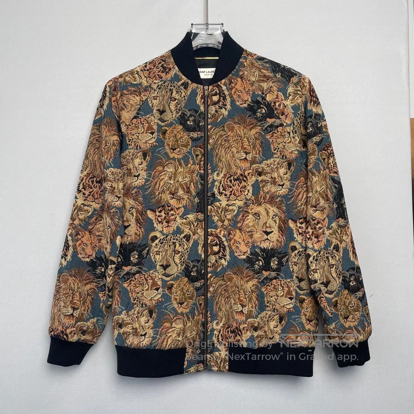 Saint Laurent Paris Saint Laurent Lion Cheetah Print Jacket. Size US M / EU 48-50 / 2 - 1 Thumbnail