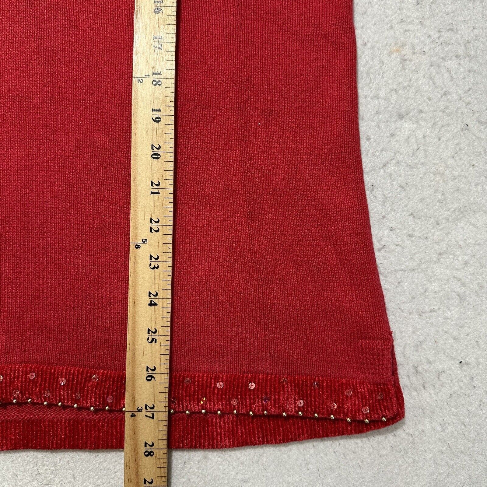 Other Vintage Quacker Factory Large V-Neck Sweater American Flag Size L / US 10 / IT 46 - 8 Thumbnail