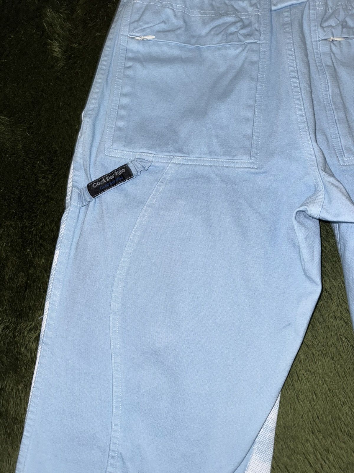 Japanese Brand [XL] Cost per Kilo Painter Pants Washed Snow Blue Size US 34 / EU 50 - 9 Thumbnail