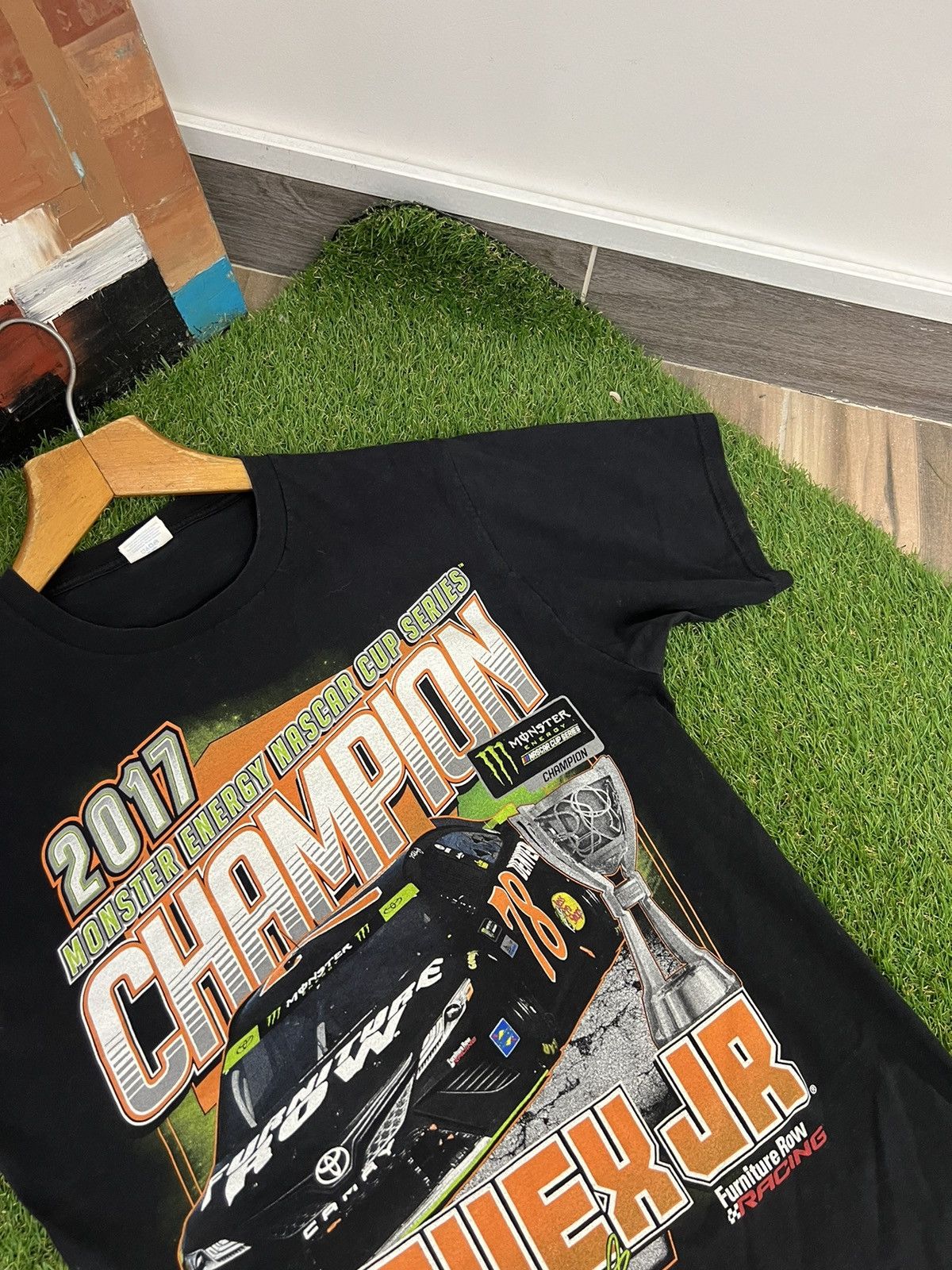 NASCAR Vintage NASCAR Monster Energy Racing T Shirt XL Y2K Stussy Size US S / EU 44-46 / 1 - 3 Thumbnail