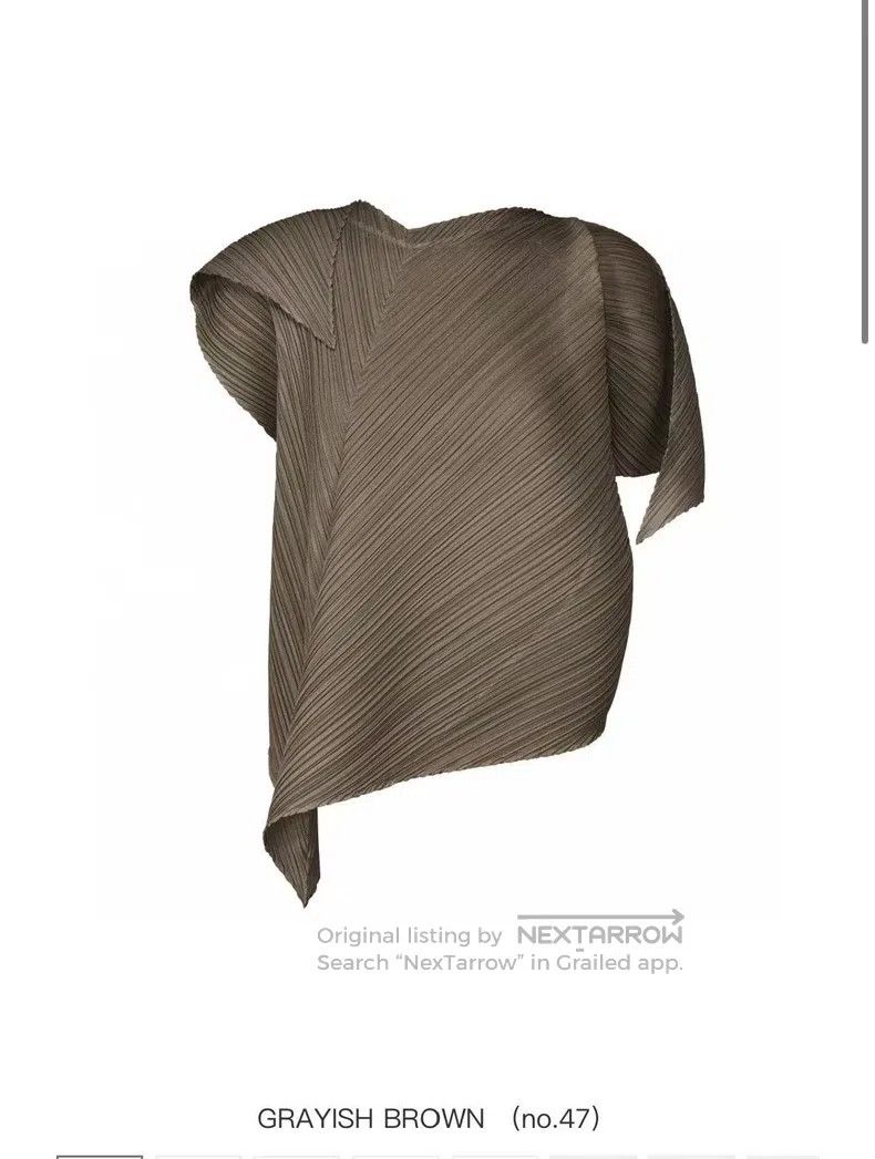 Issey Miyake Issey Miyake size:one size Zoo Ruffled Long Top Size XXS / US 00 / IT 34 - 1 Thumbnail