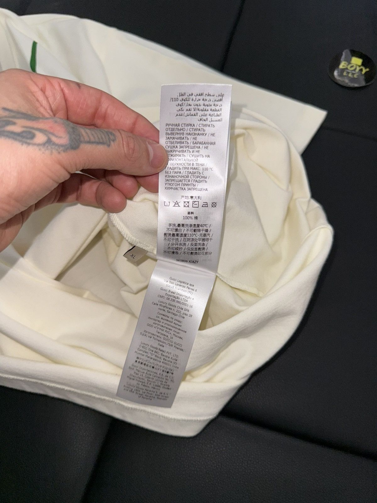 Gucci Gucci logo t shirt Size US XL / EU 56 / 4 - 4 Thumbnail
