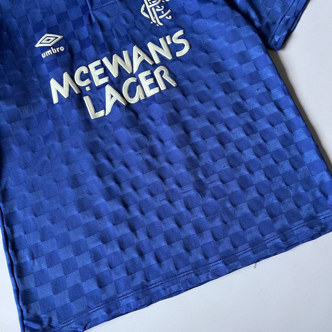 Vintage Umbro Glasgow Rangers Football Shirt 1987-1990 Size US S / EU 44-46 / 1 - 9 Thumbnail