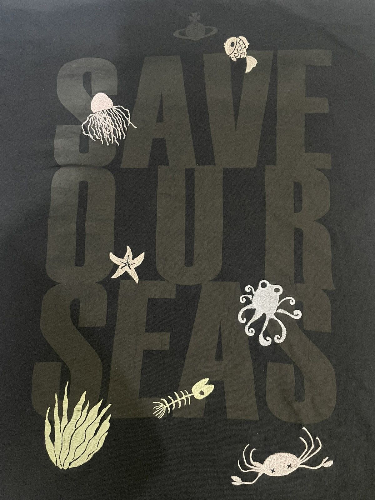 Vivienne Westwood Black Tee – Save Our Seas Size US L / EU 52-54 / 3 - 2 Thumbnail
