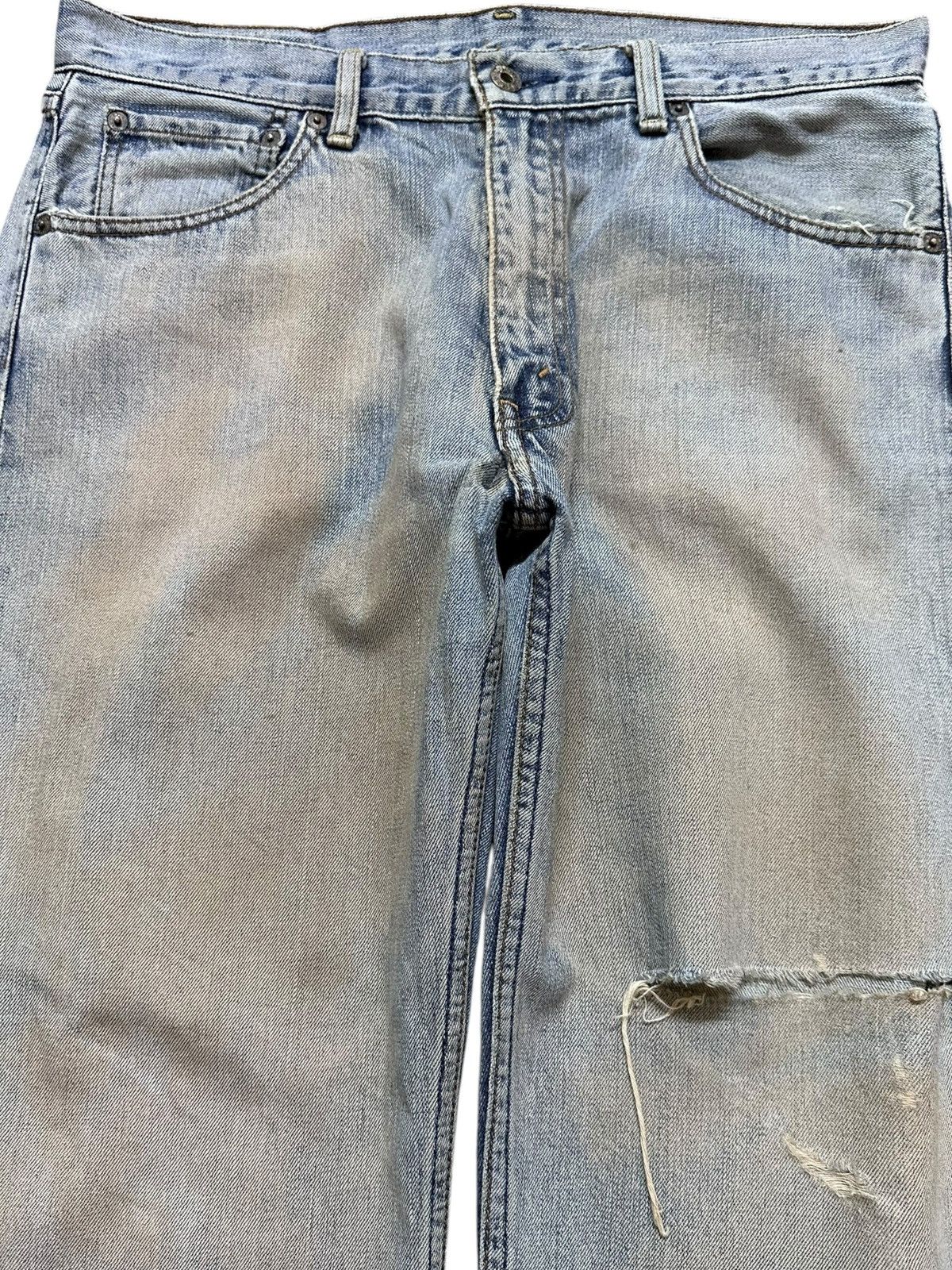 Levi's Vintage Clothing Vintage Levi’s 503 Mudwash Ripped Distressed Denim Size US 34 / EU 50 - 2 Thumbnail