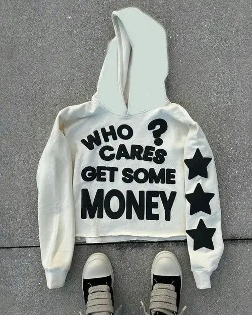 VIBE Y2K Chasing Money $$$ Streetwear Color Hoodie Size US XL / EU 56 / 4 - 3 Thumbnail