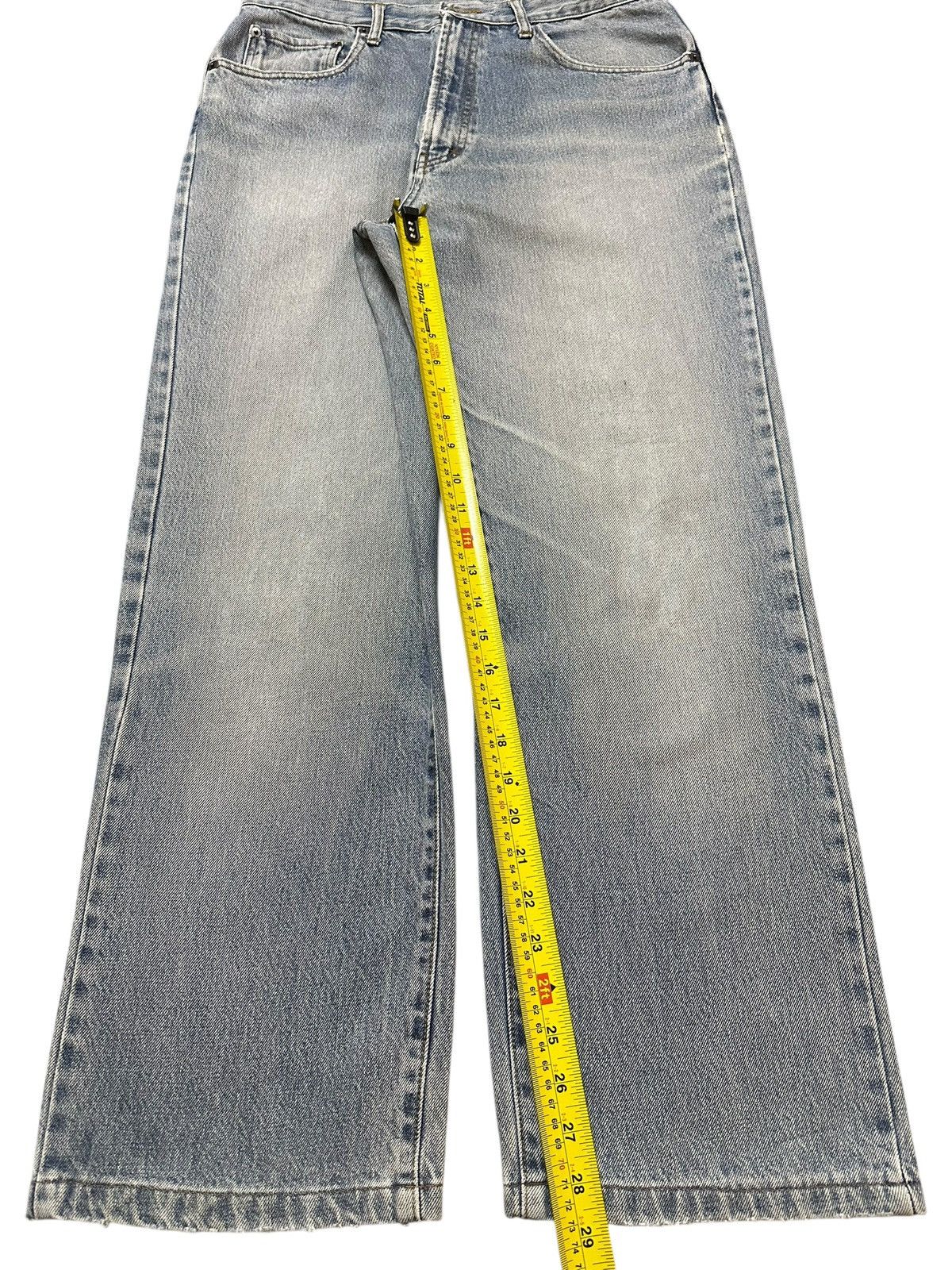 Japanese Brand Vintage Japanese Brand Blue Wash Style Baggy Jeans Size US 32 / EU 48 - 13 Thumbnail