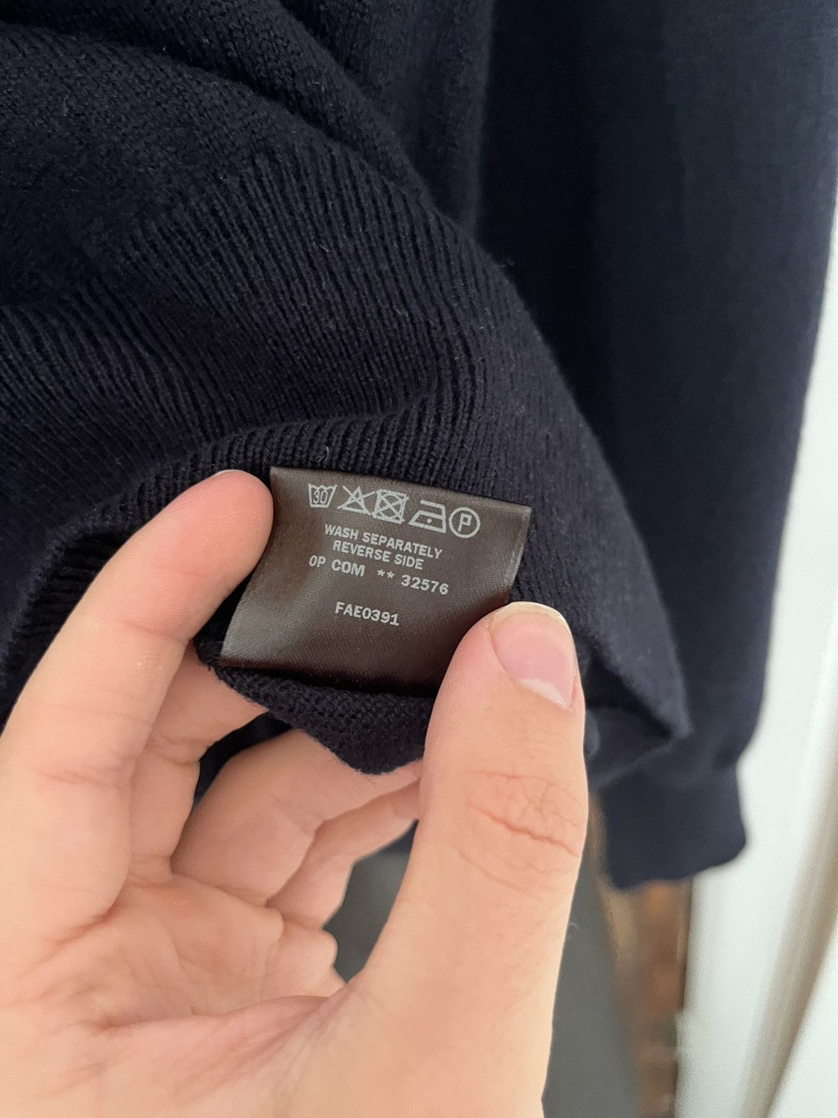 Loro Piana Loro Piana Navy Baby Cashmere quarter zip size 52 new Size US L / EU 52-54 / 3 - 5 Thumbnail