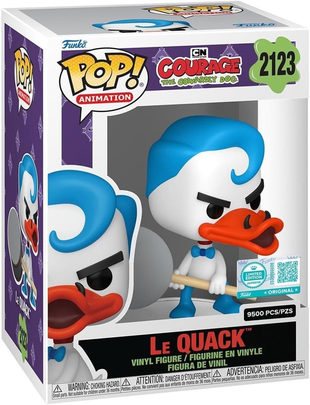 Other Funko Pop! Le Quack Courage The Cowardly Dog LE 9500 #2123 Size ONE SIZE - 5 Thumbnail