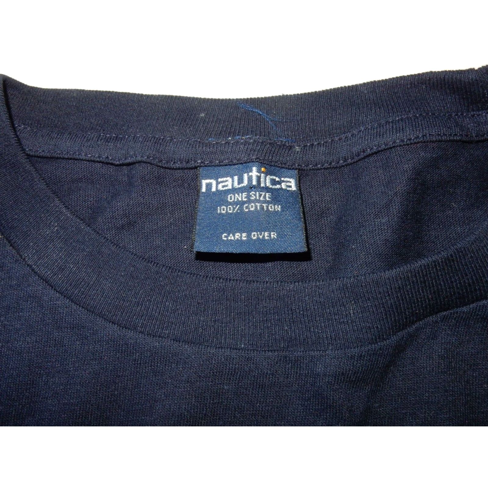 Nautica VINTAGE Nautica Men's Short Sleeve T-Shirt XL Blue Cotton 2000s Size US XL / EU 56 / 4 - 3 Thumbnail
