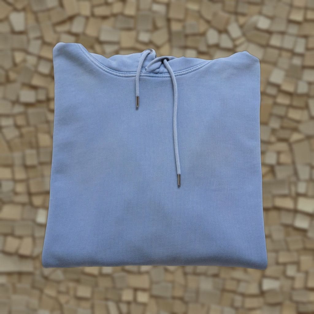 J.Crew J.CREW Hoodie Men M Blue 90s Fleece Distressed VTG 2018 Pullover Hooded Sweatshirt Size M Large Pit-to-Pit 22" Length 26" Sleeve 24" Crew Neck Cotton Size US M / EU 48-50 / 2 - 1 Thumbnail