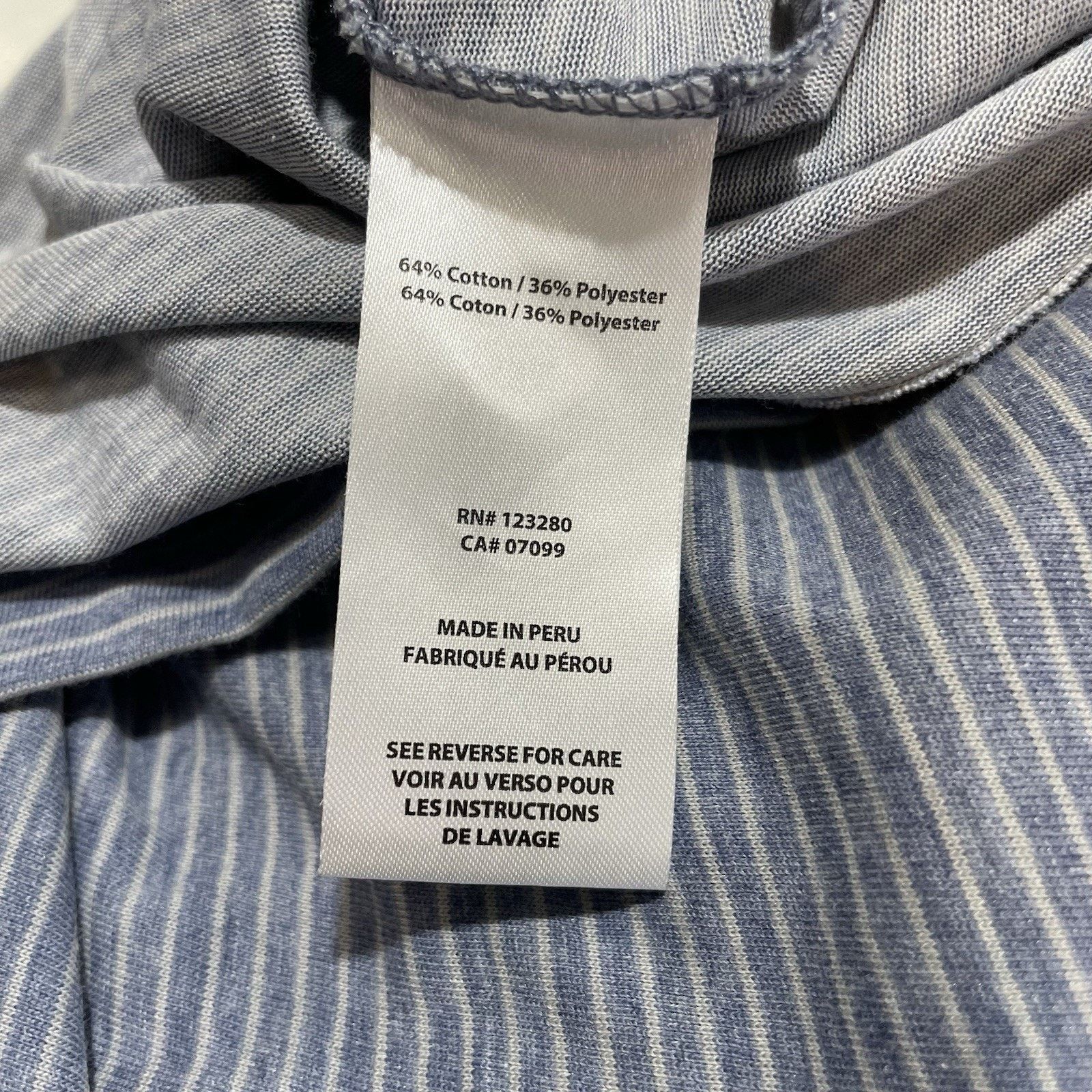 TravisMathew Travis Mathew Golf Polo Shirt Men’s Large Micro Stripe Blue Size US L / EU 52-54 / 3 - 5 Thumbnail