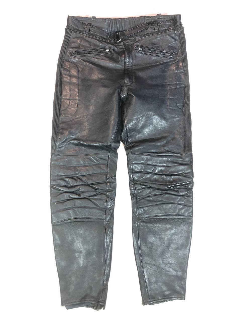Genuine Leather × Vintage Leder Avangarde Leather Moto Racing Pants Vintage Size US 34 / EU 50 - 1 Thumbnail
