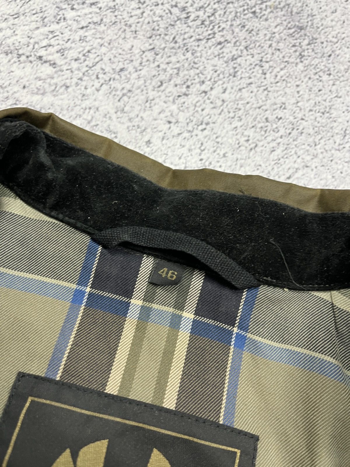 Belstaff × Vintage Belstaff Moto Waxed Women’s Plaid Jacket Cropped Biker Rare Size L / US 10 / IT 46 - 13 Thumbnail
