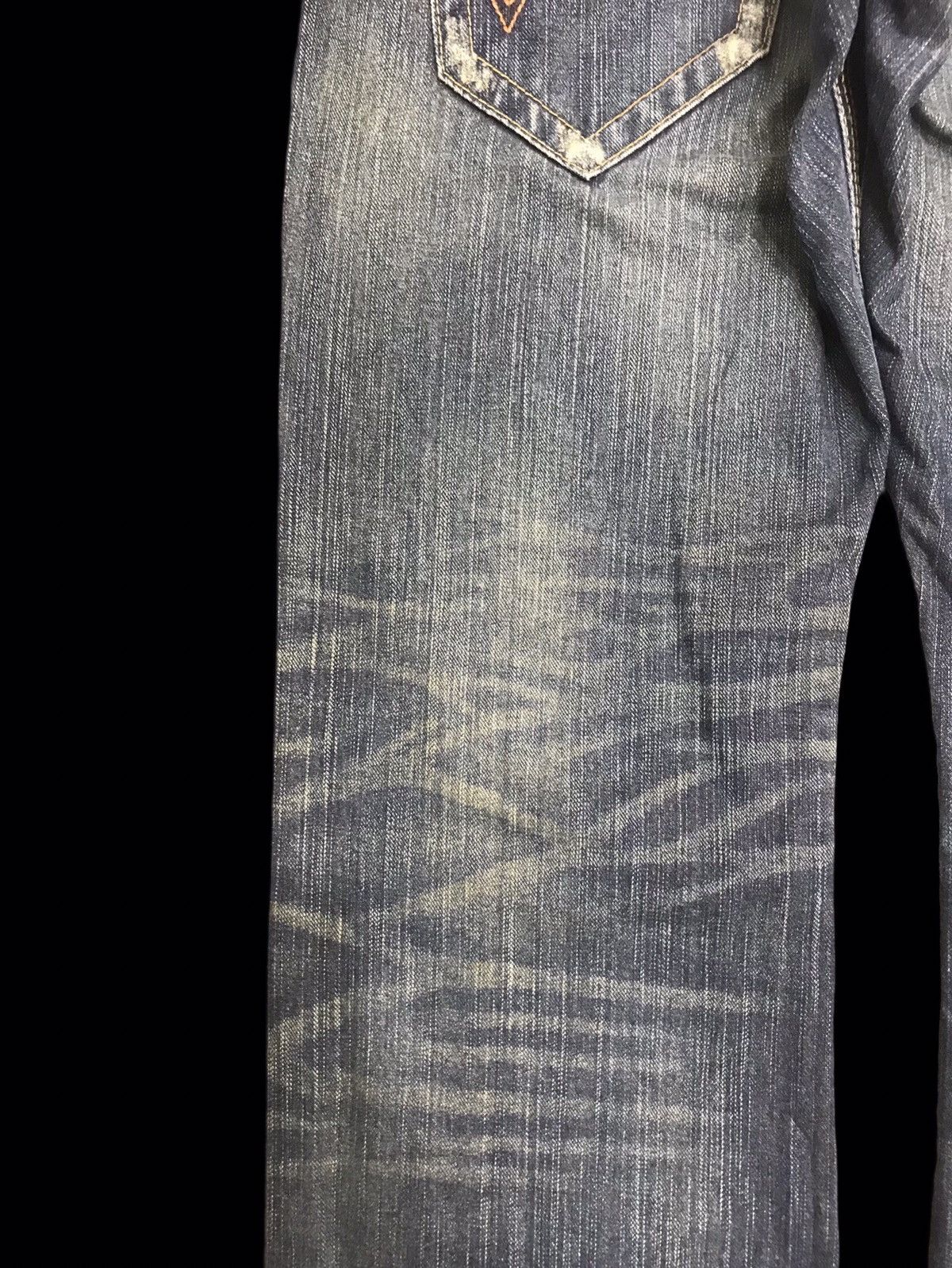 Edwin 💥FLARE💥ARCHIVAL EDWIN 401XVS STONE WASH DENIM F326 Size US 31 - 15 Thumbnail