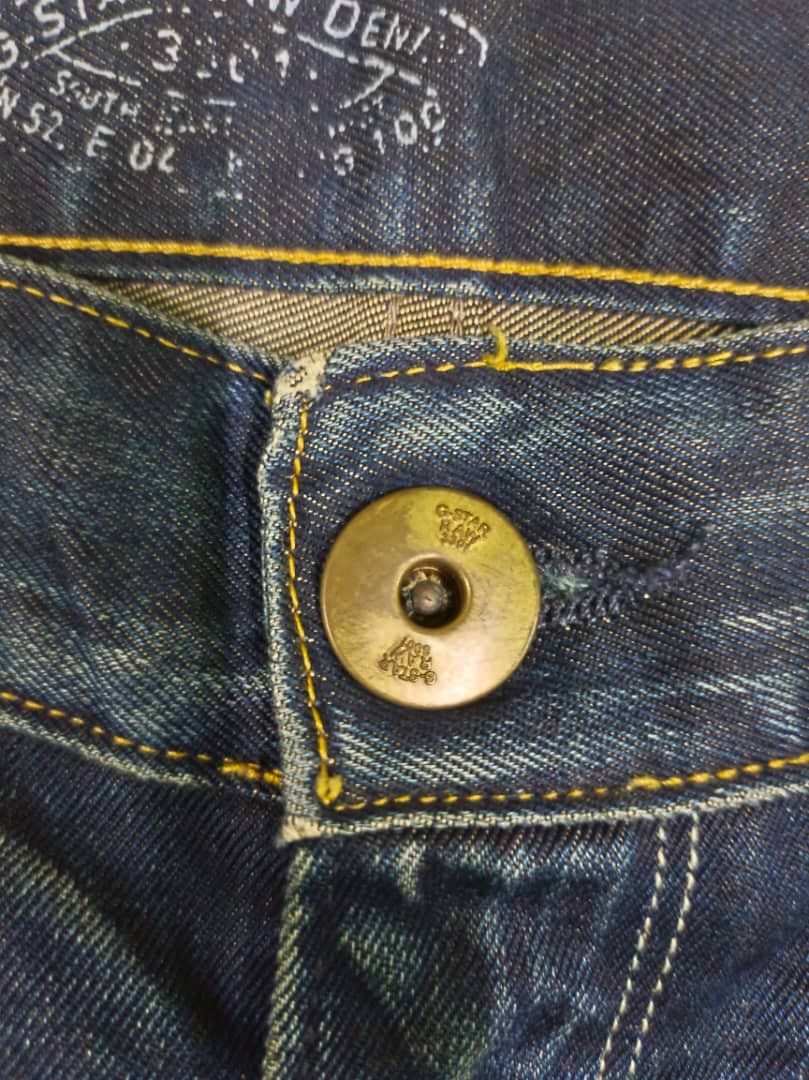 G-Star G Star Original Raw Italy Arc Loose Tapered Denim Jeans Size US 30 / EU 46 - 12 Thumbnail