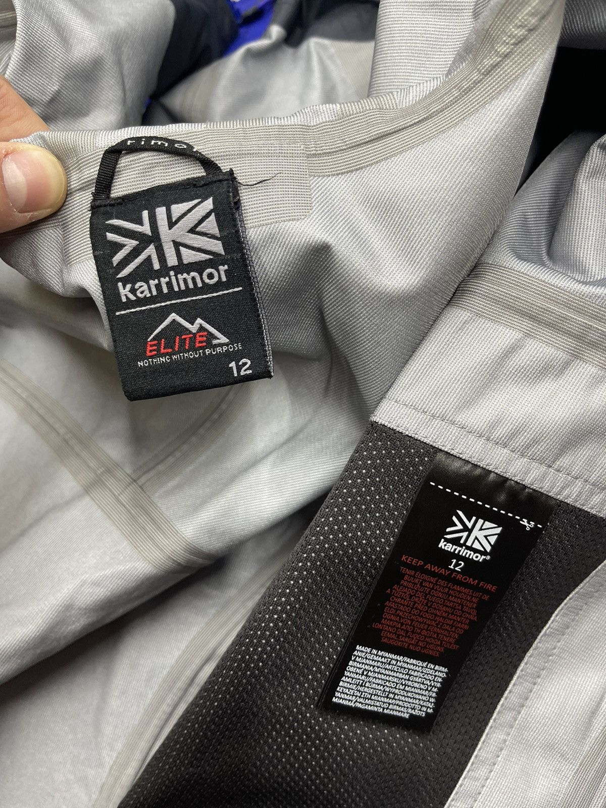 Goretex × Karrimor Women Karrimor Elite Hot Rock Nylon Jacket Gorpcore Size L / US 10 / IT 46 - 14 Thumbnail