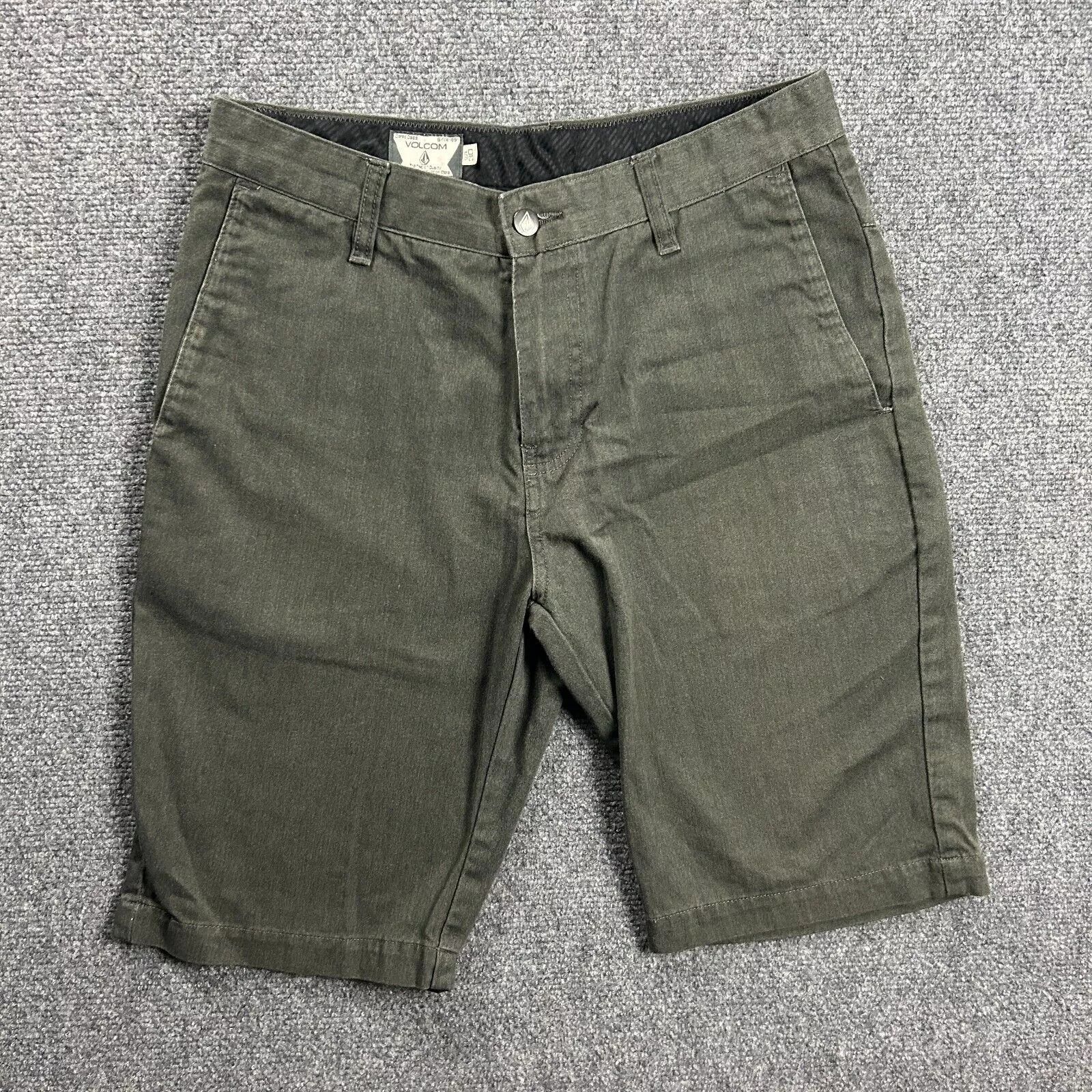 Volcom Volcom Shorts Mens 30 Gray Chino Casual Slash Pockets Adults Size US 30 / EU 46 - 1 Thumbnail
