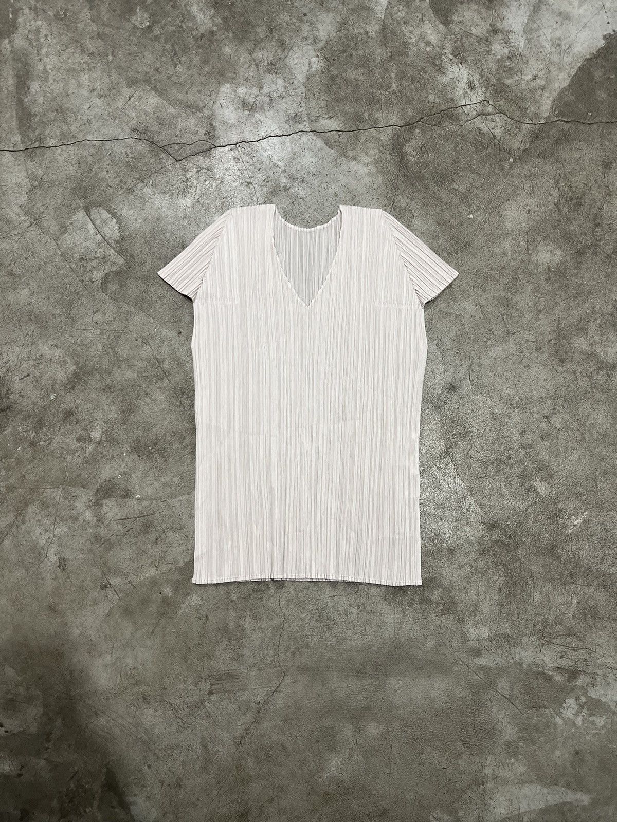 Issey Miyake Pleats Please Womens Pink Short Sleeve Top
