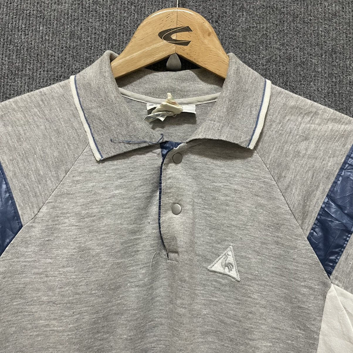 Le Coq Sportif × Vintage Vintage 1990s Le Coq Sportif Polo T Shirt Made in France Size US S / EU 44-46 / 1 - 2 Thumbnail