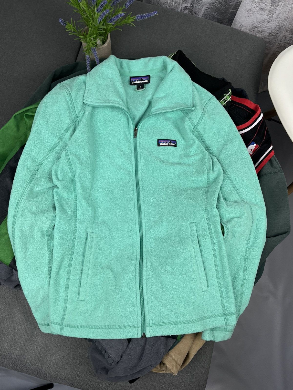 Patagonia ⛰️PATAGONIA WOMENS OUTDOOR FLEECE ZIP UP Size S / US 4 / IT 40 - 1 Thumbnail