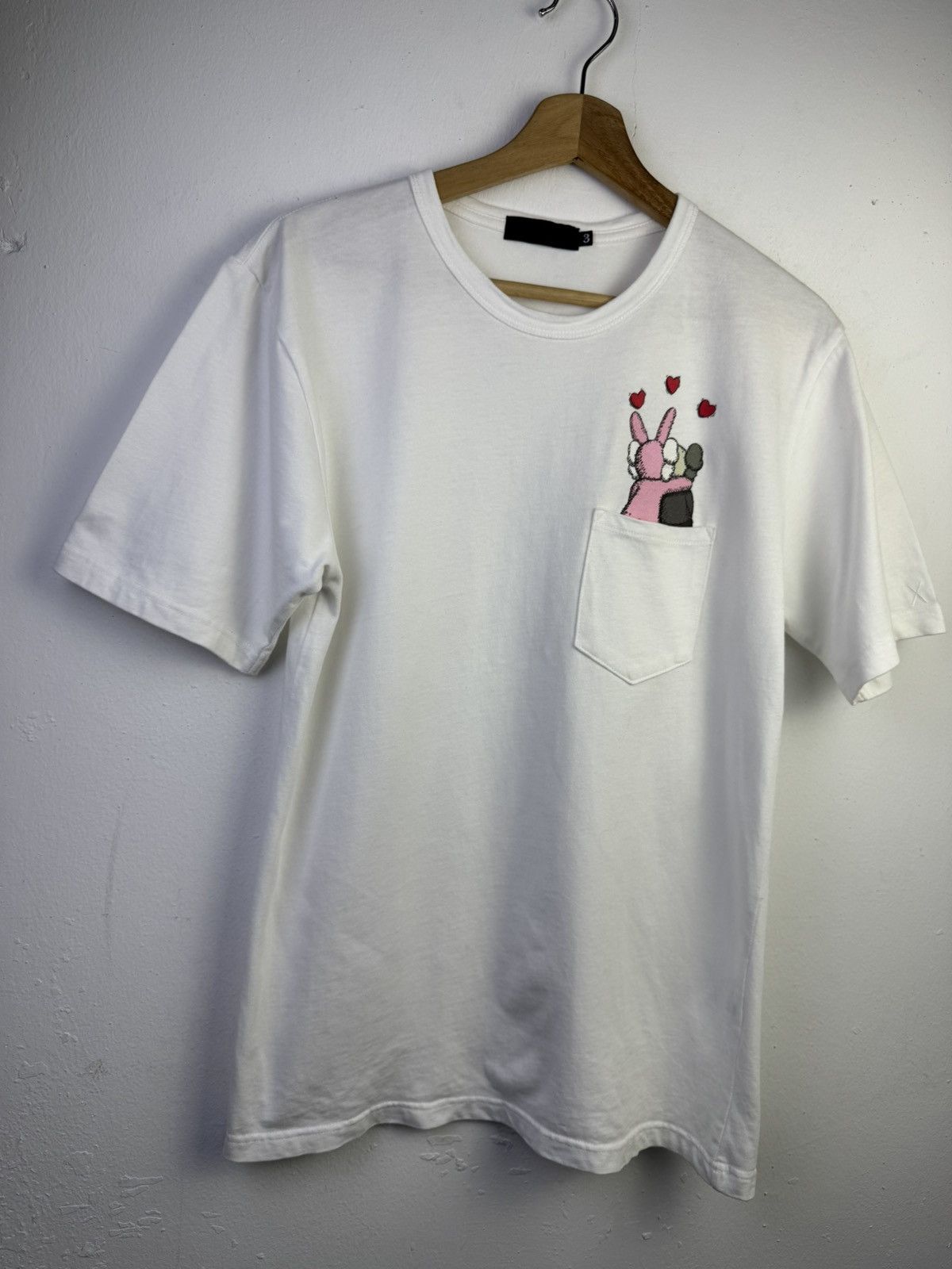 Original Fake KAWS + Original Fake Pink Accomplice shirt. Size US M / EU 48-50 / 2 - 2 Thumbnail